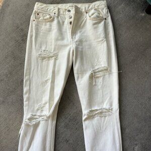 Girlfriend White Jeans